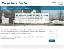 Tablet Screenshot of hunleyrealty.com